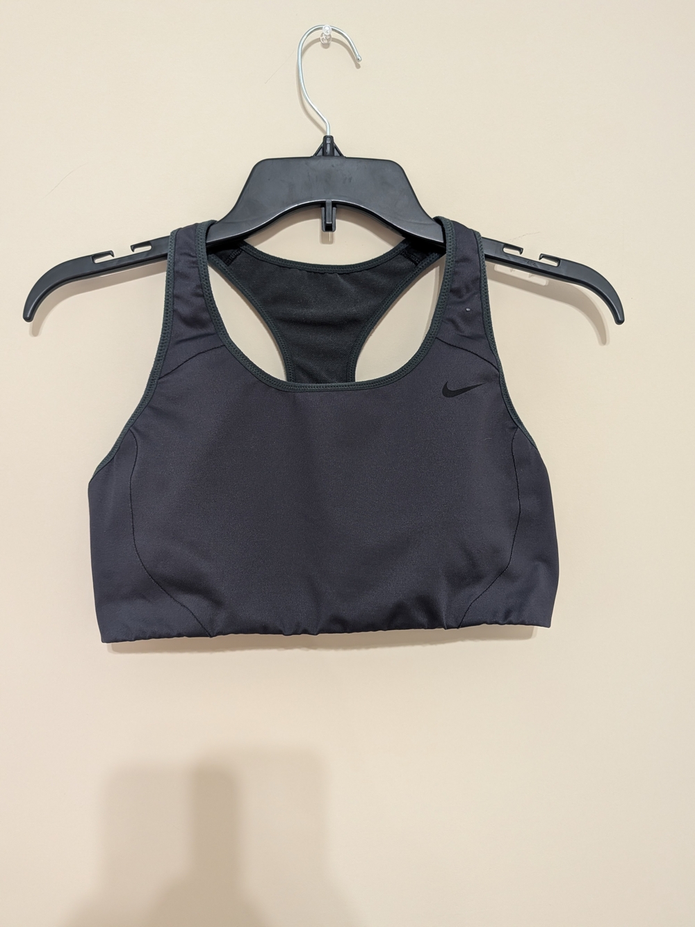 Nike Black Racerback Medium-Support Sports Bra